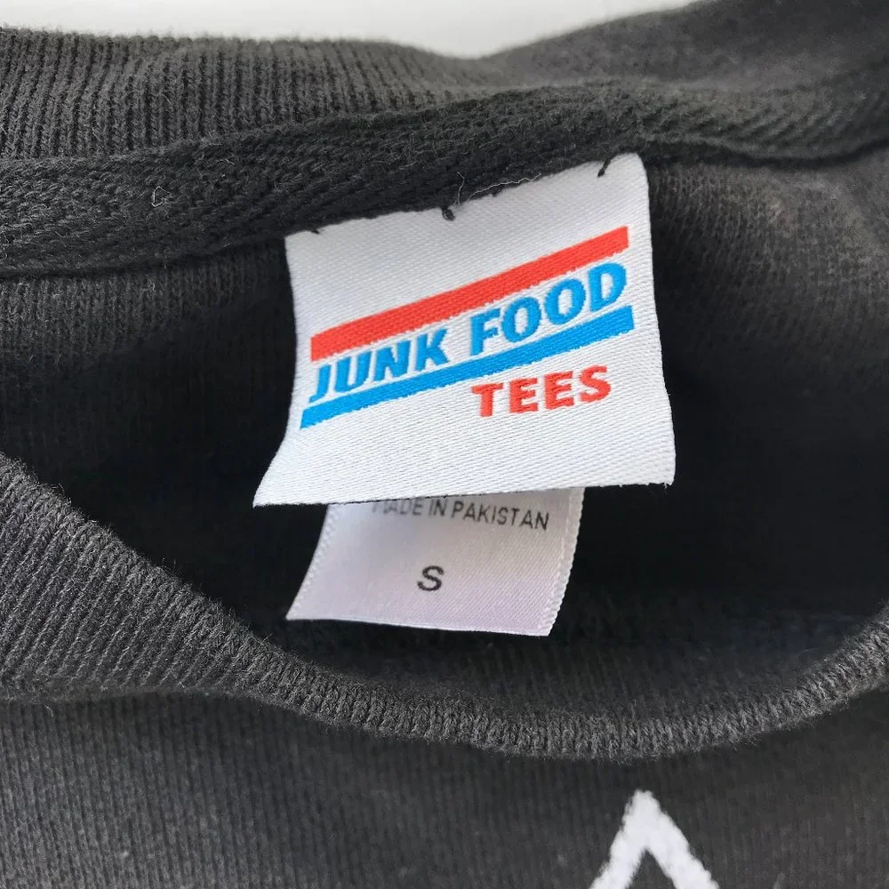 Jimmy Jimmie Hendrix Junk Food Tees Black Long Sleeve Sweatshirt Size Small - Picture 5 of 9